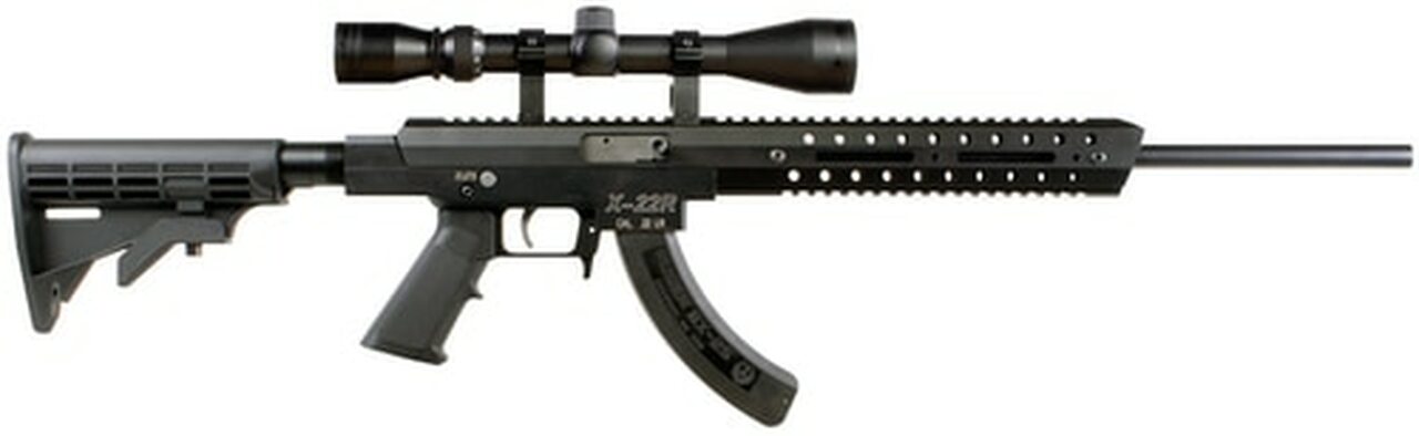 Excel X-Series X-22R, .22 LR, 18″ Barrel, 25rd, 3-9x40mm Scope, Black