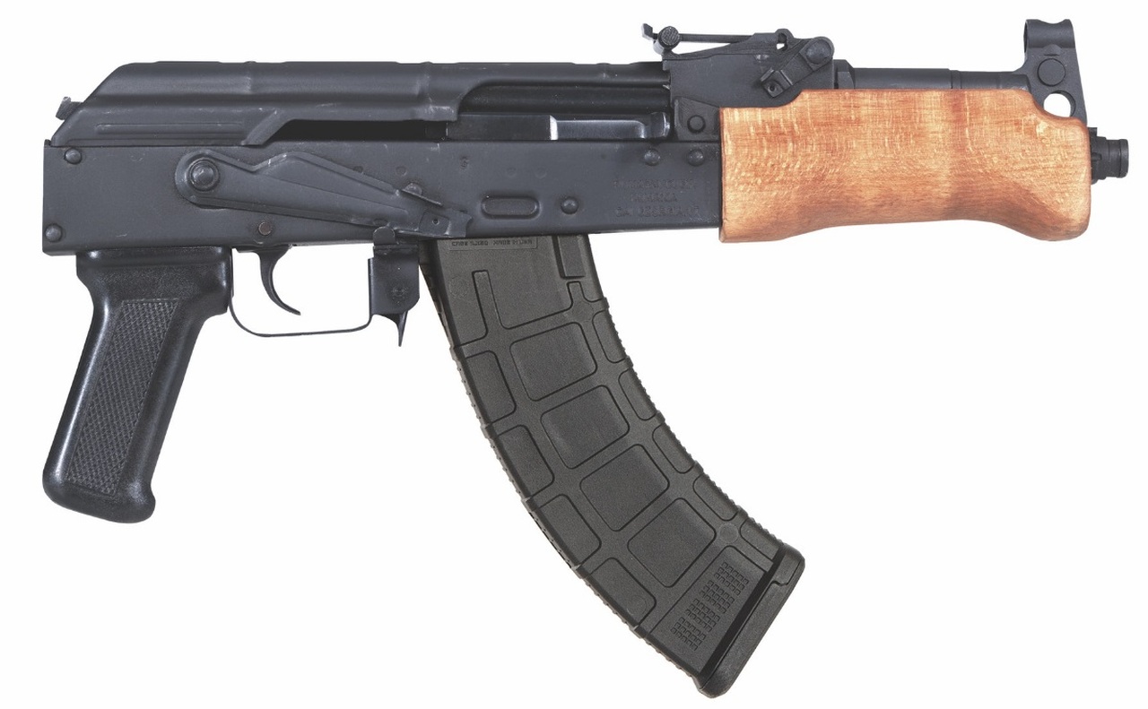 F.A. Cugir Mini Draco AK-47 Pistol Minor Cosmetic Blemish 762X39, 7.75″ Barrel, Polymer Grip, Wood Furniture, 1-30 Rd Mag
