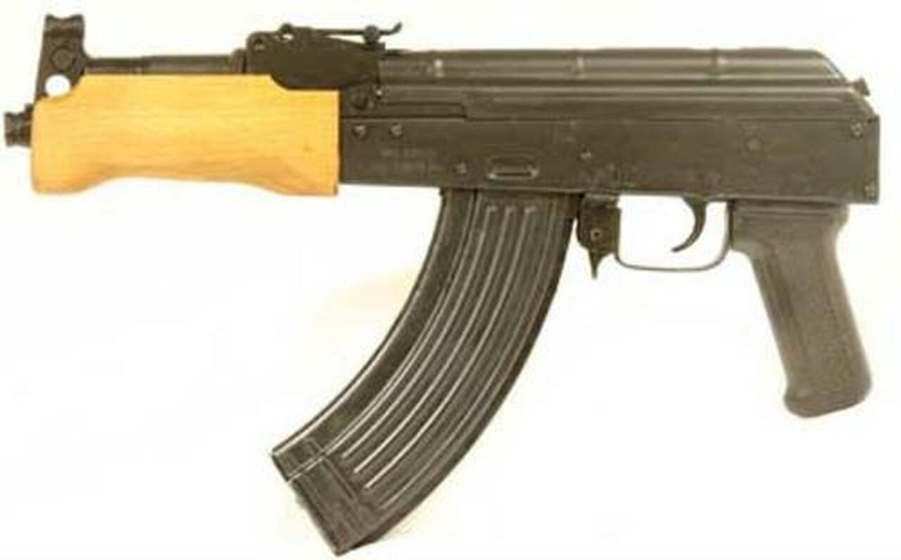 F.A. Cugir Mini Draco AK-47 Pistol, Semi-auto, 762X39, 7.75″ Barrel, Polymer Grip, Wood Furniture, 1-30 Rd Mag