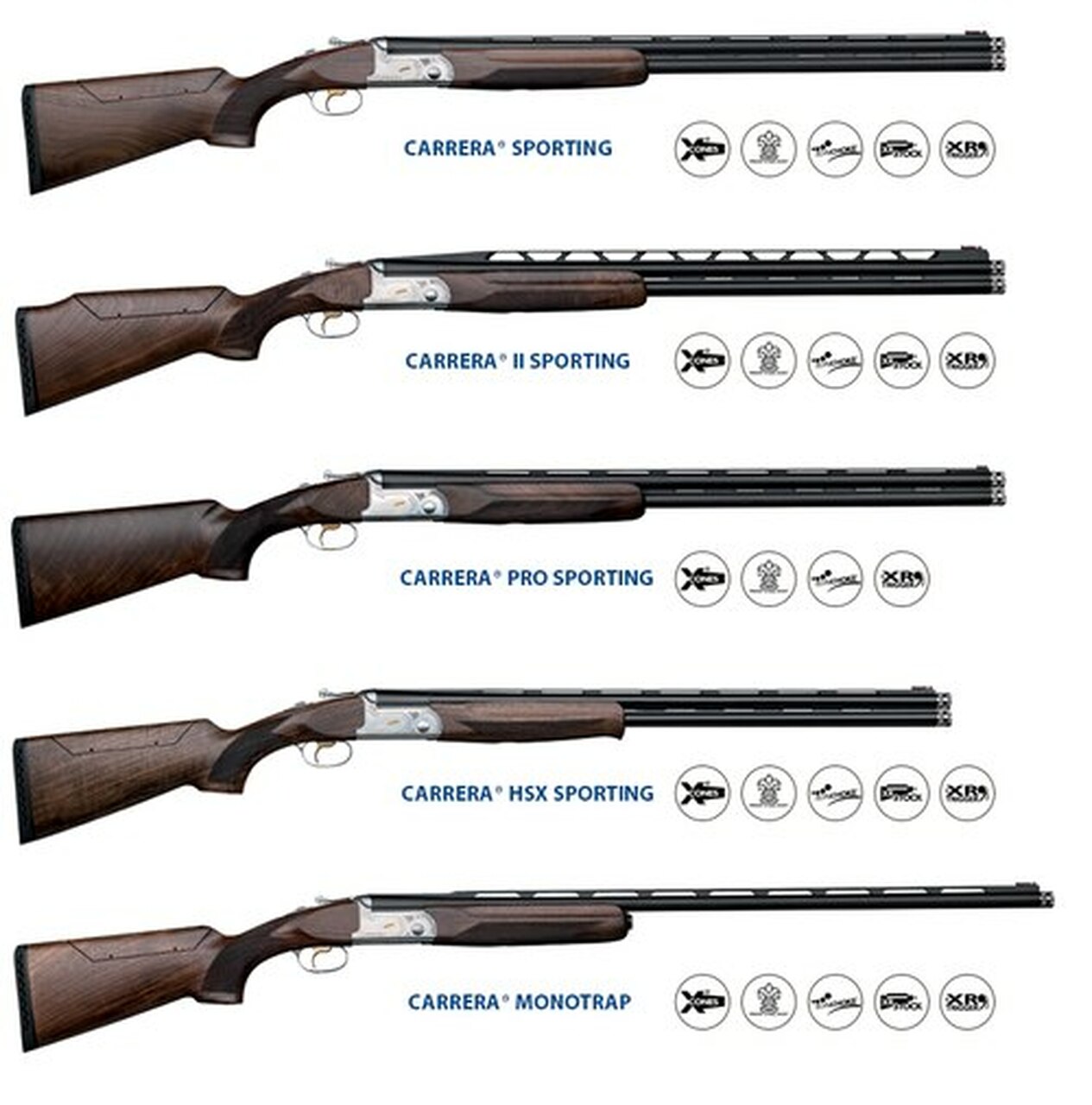 F.A.I.R. Carrera II Sporting 12 Ga, 30″ Barrel, 5 TC (Xp70) Chokes