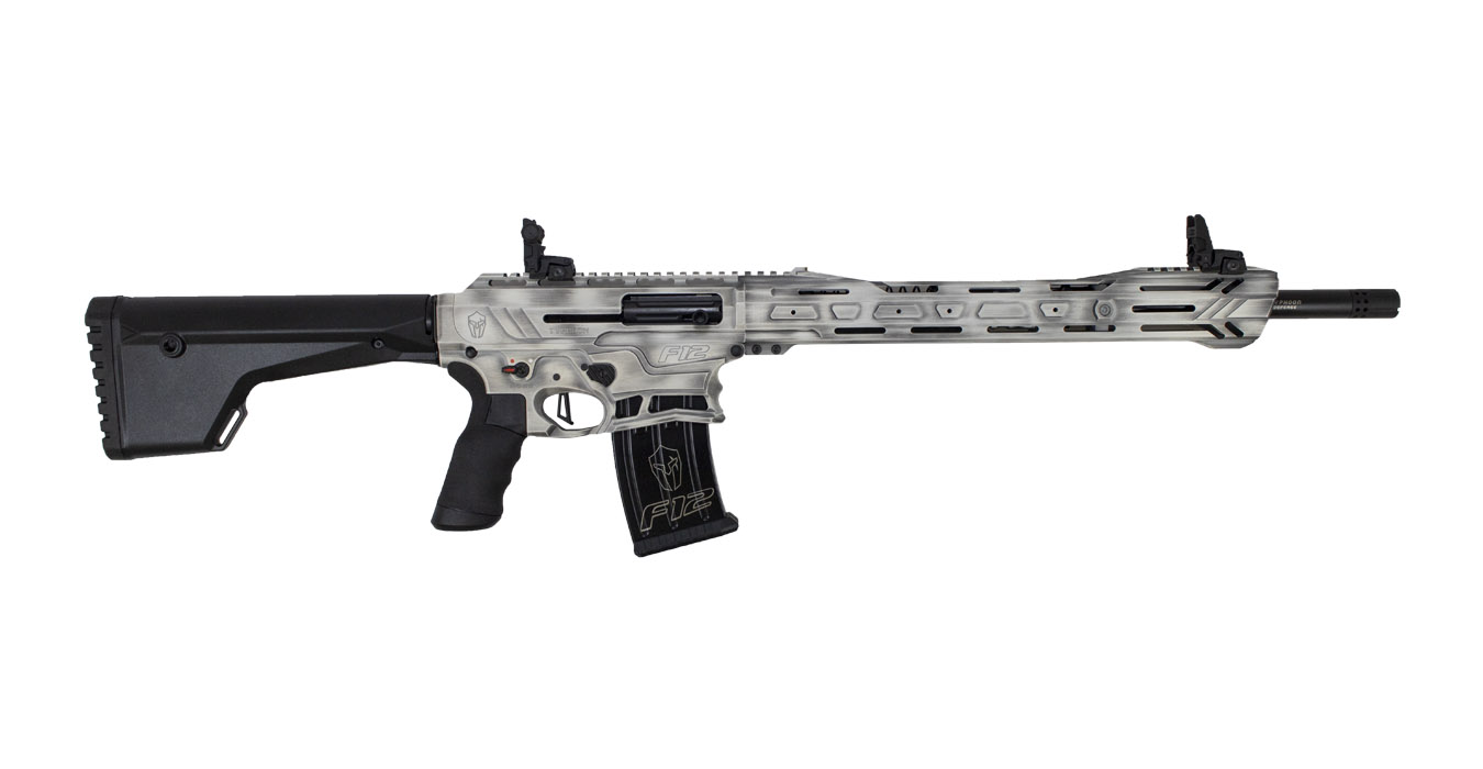 F12 Sport 12 Gauge Shotgun with Distressed White Cerakote Finish