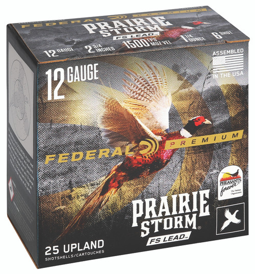 Federal Premium 12 Ga, 2.75″, 1 1/4 oz, 6 Shot. 25rd Box
