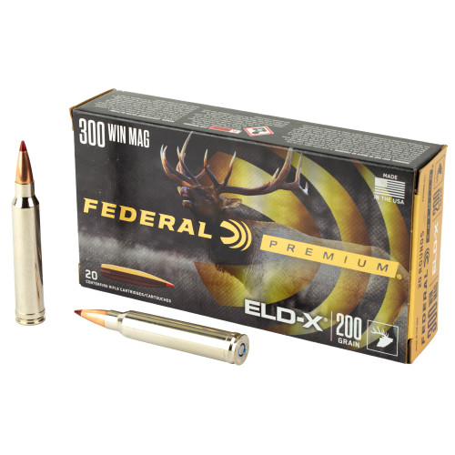 Federal Premium 300 Winchester Magnum, 200gr, Polymer Tip, 20rd Box