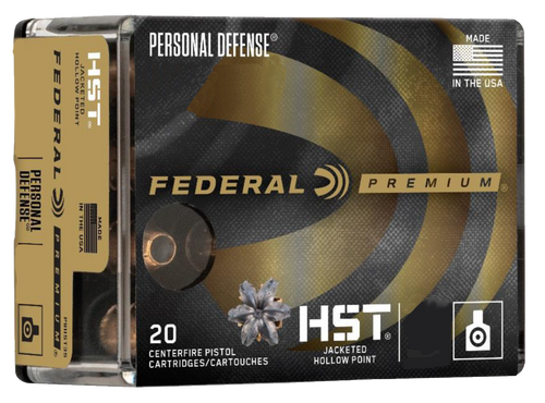Federal Premium 357 Sig, 125gr, HST Jacketed Hollow Point, 20Bx/10Cs