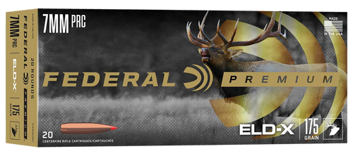 Federal Premium 7mm PRC, 175 gr, Low Drag-eXpanding, 20rd Box