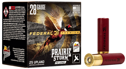 Federal Premium Prairie Storm 28 Ga, 3″, 7/8 oz, 6 Shot, 25rd Box