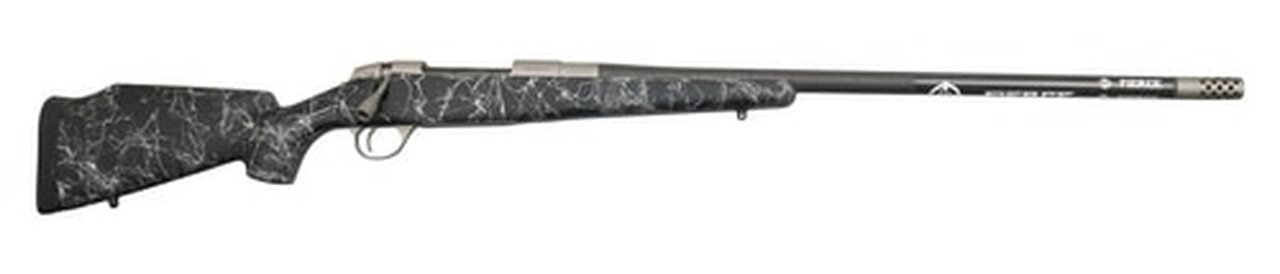 Fierce CT EDGE, .30 Nosler, Ti Action, 26″ Carbon Barrel, Ti Muzzle Brake, Black Stock, Gray Web