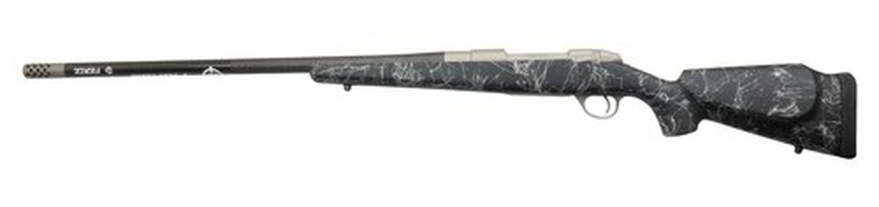 Fierce CT EDGE, .30 Nosler, Ti Action, 26″ Carbon Barrel, Ti Muzzle Brake, Black Stock, Gray Web