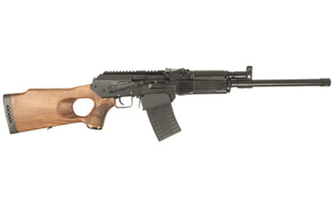 Fime Group Vepr 12 12 Ga, 19″ Chrome Lined Threaded Barrel, Thumbhole Wood Stock, 1-5Rd Mag
