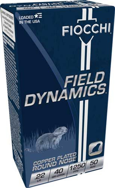 Fiocchi Ammo 22 LR, 40gr, Copper Plated Nose, 5000Cs