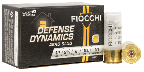 Fiocchi Field Dynamics 12 Ga, 2.75″, Buck Shot, 10rd Box
