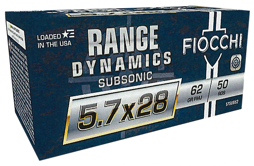 Fiocchi Range Dynamics 5.7x28mm, 62gr, Full Metal Jacket, 50Bx/10Cs