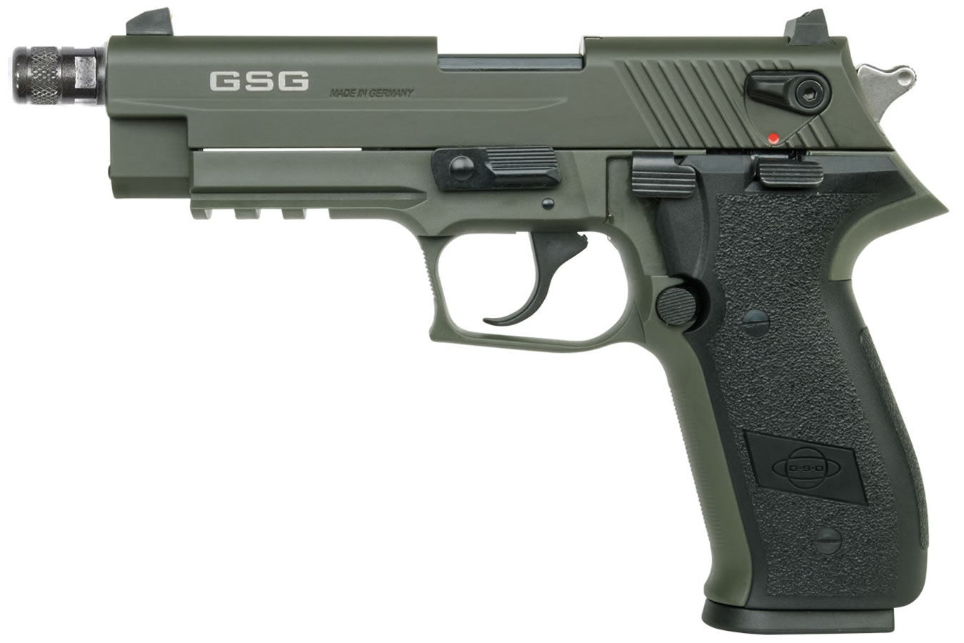 Firefly 22LR DA/SA OD Green Rimfire Pistol with Threaded Barrel