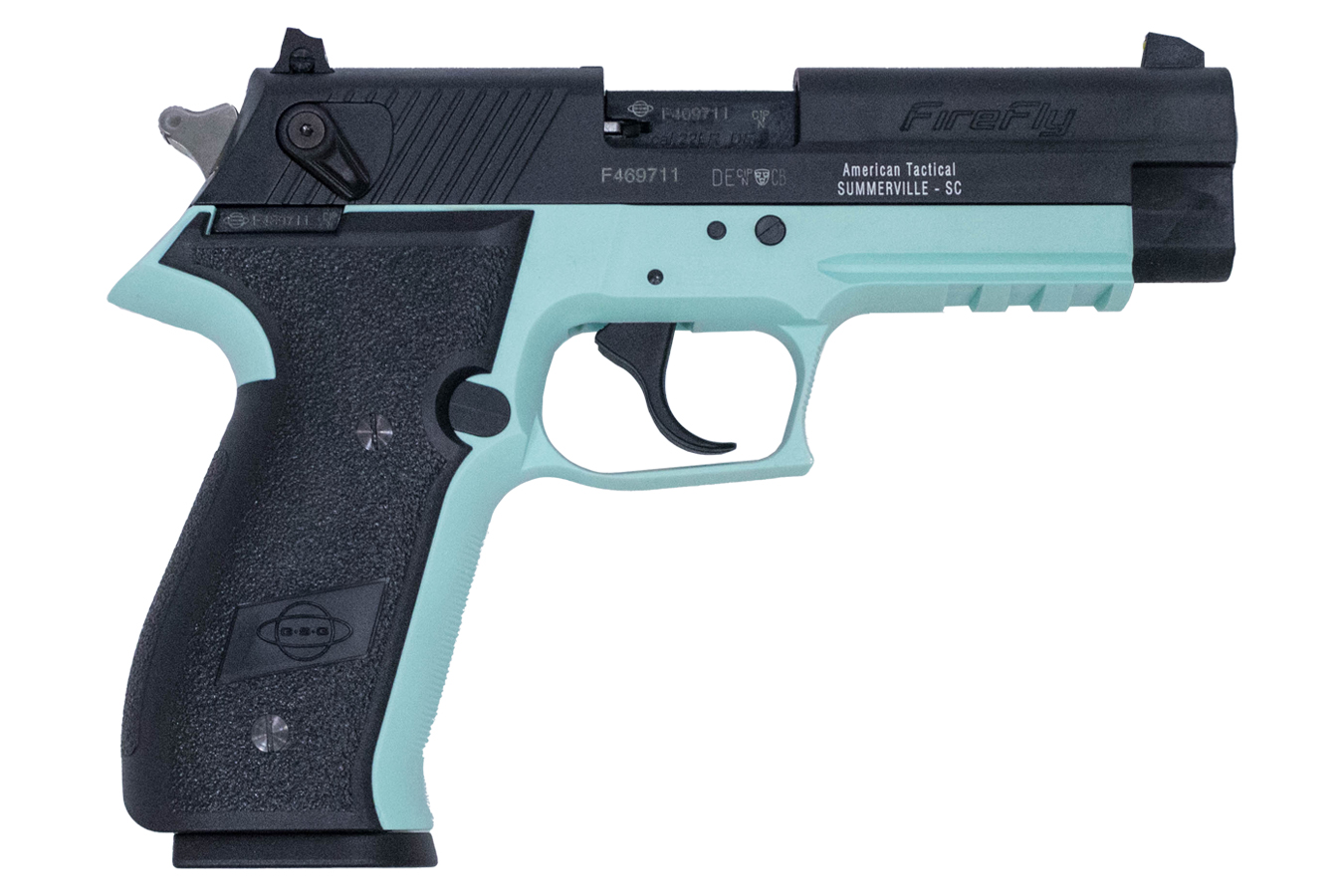 FireFly 22LR DA/SA Rimfire Pistol with Mint Green Finish