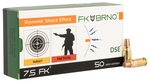 FK Brno US F9 7.5 FK, 101gr, Solid Flat Nose, 50rd Box