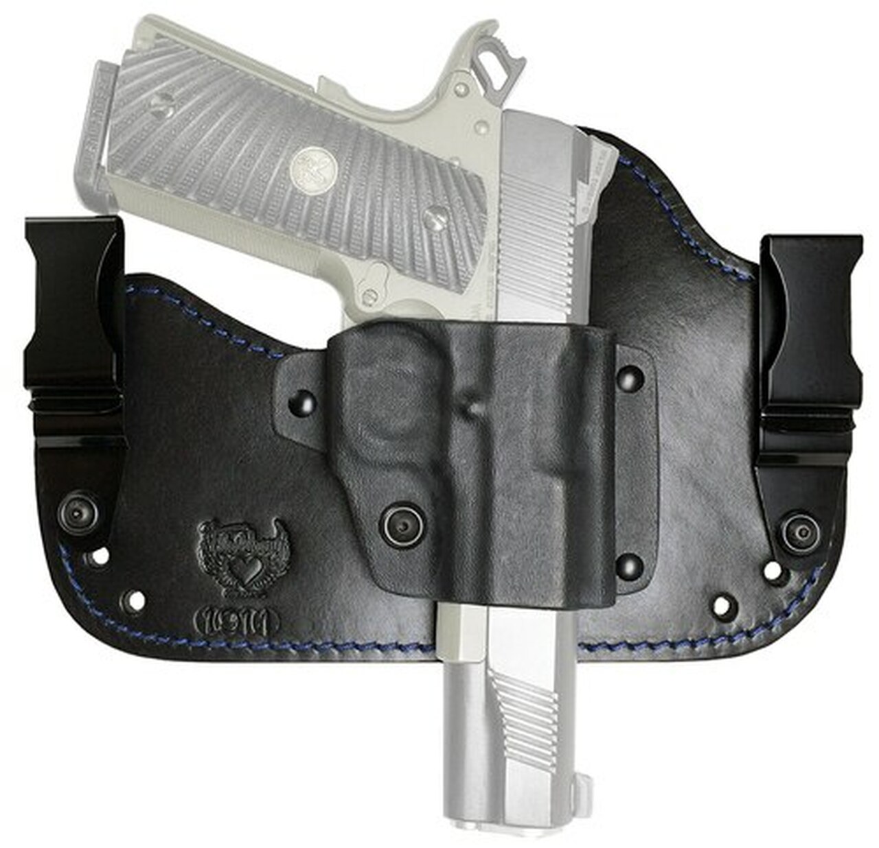 Flashbang Capone 1911 Leather/Thermoplastic Black/Blue, RH