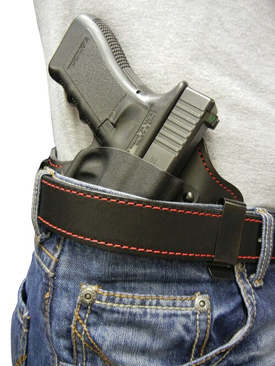 Flashbang Capone S&W J Frame Leather/Thermoplastic Black/Red, RH