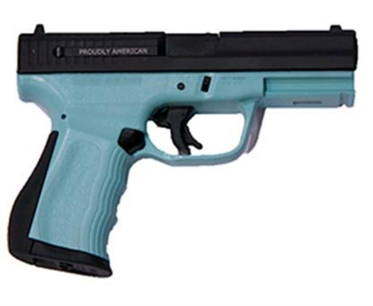 FMK 9C1 G2 9mm 4″ Barrel Tiffany Blue Frame 14rd Mag