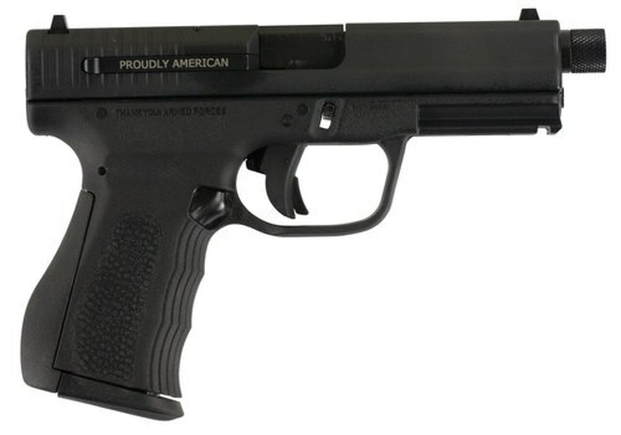 FMK 9C1 G2 Plus FAT 9mm, 4.5″ Barrel, TB, Black Grip, 14rd