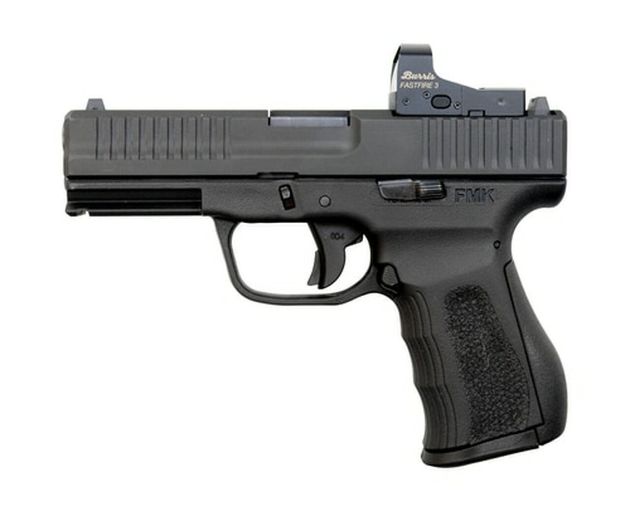 FMK Elite Pro Kit 9mm, 4″ Barrel, Burris Red Dot, Black Grip, 14rd Mag