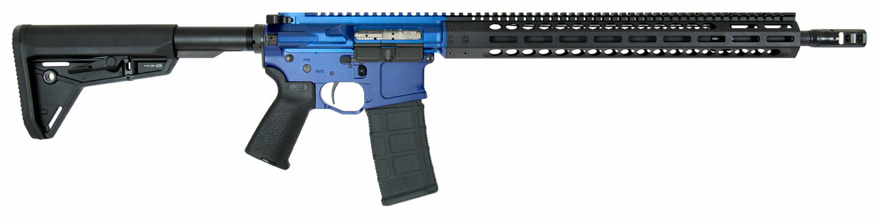 FN 15 Competition .223/5.56 W/ Leupold VX-6, 18″ Barrel, Magpul MOE SL, Blue/Black, 30rd