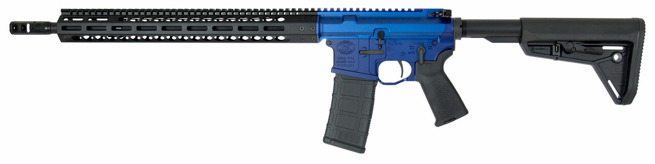 FN 15 Competition .223/5.56 W/ Leupold VX-6, 18″ Barrel, Magpul MOE SL, Blue/Black, 30rd