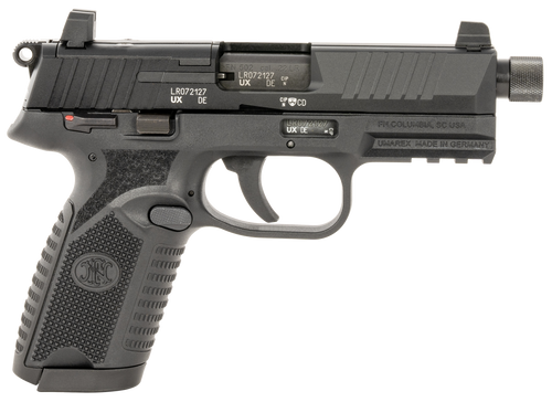 FN 502 Tactical 22 LR, 4.6″ Threaded Barrel, Black, Optic Ready, 10rd