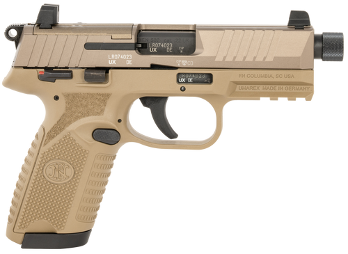 FN 502 Tactical 22 LR, 4.6″ Threaded Barrel, Flat Dark Earth, Optic Ready, 10rd