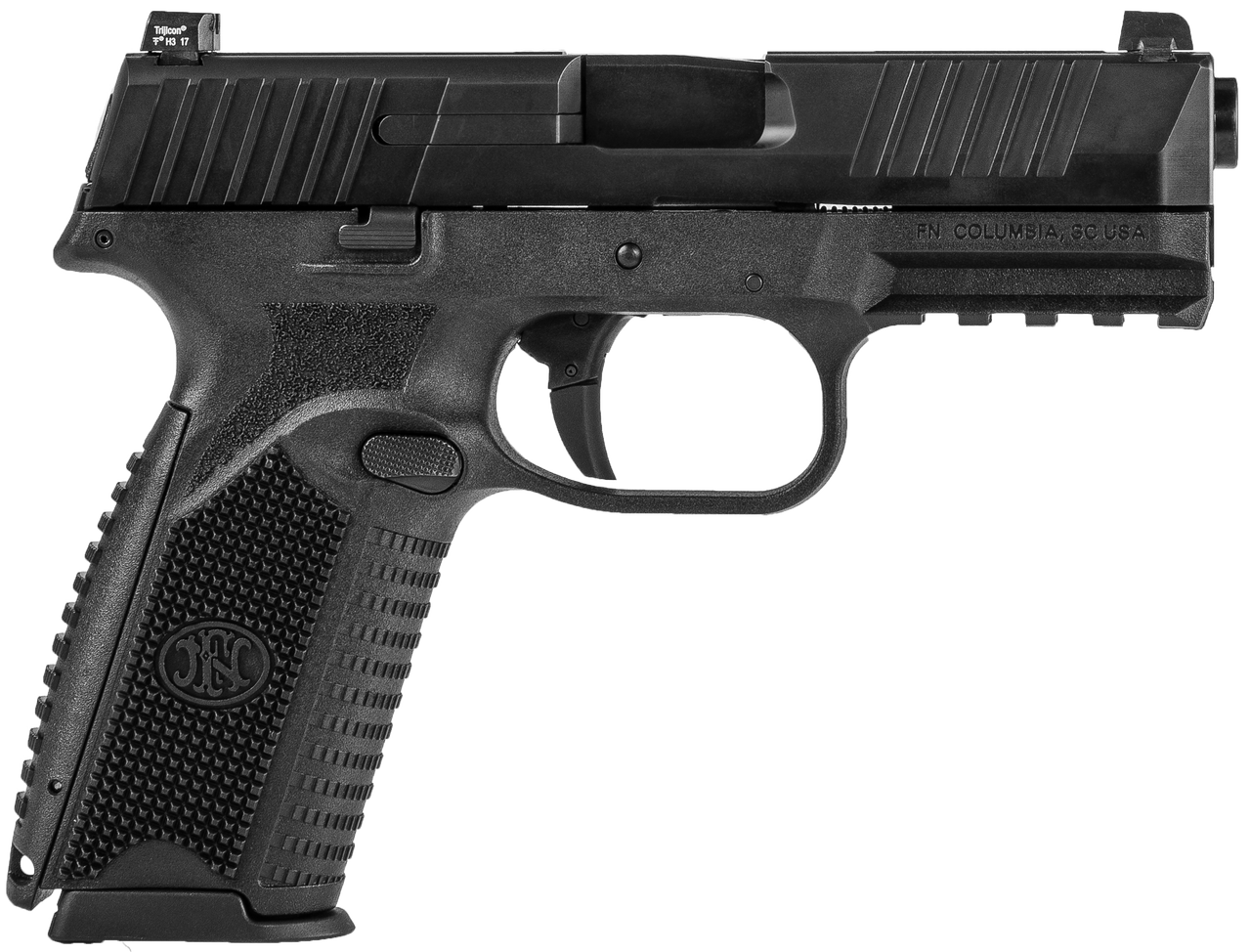 FN 509 9mm 4″ Barrel No Manual Safety Black Slide/Interchangeable Backstrap Grip 17rd Mag