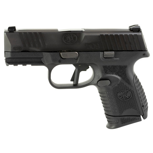 FN 509 Compact 9mm, 3.7″ Barrel, Black, Soft Case, 10rd