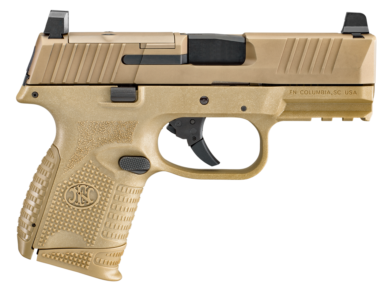 FN 509 Compact MRD 9mm, 3.7″ Barrel, FN Optics Mounting System, Flat Dark Earth, 2x 10rd