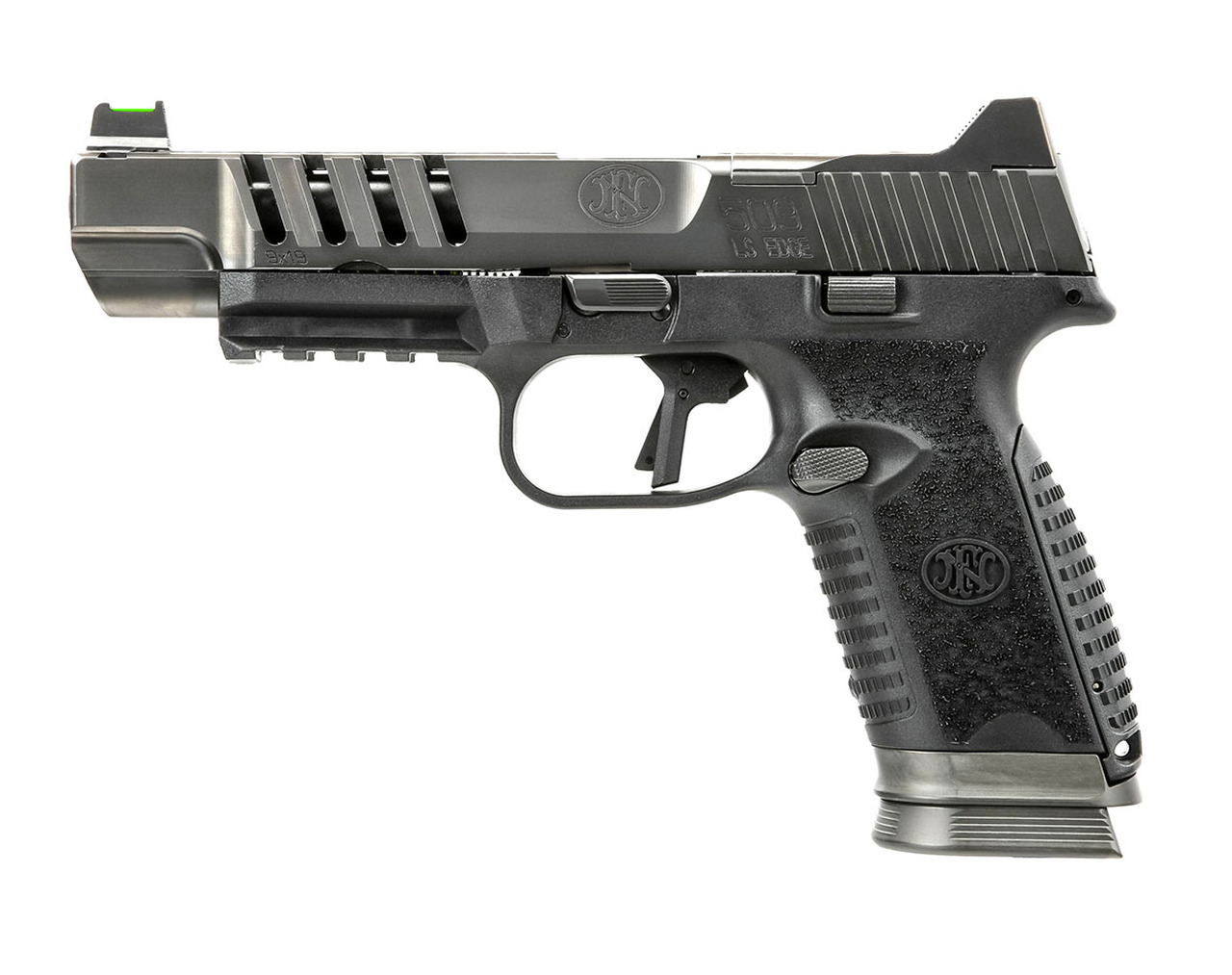 FN 509 LS Edge 9mm, 5″ Barrel, Optics Ready, Black/Gray, 3x 17rd