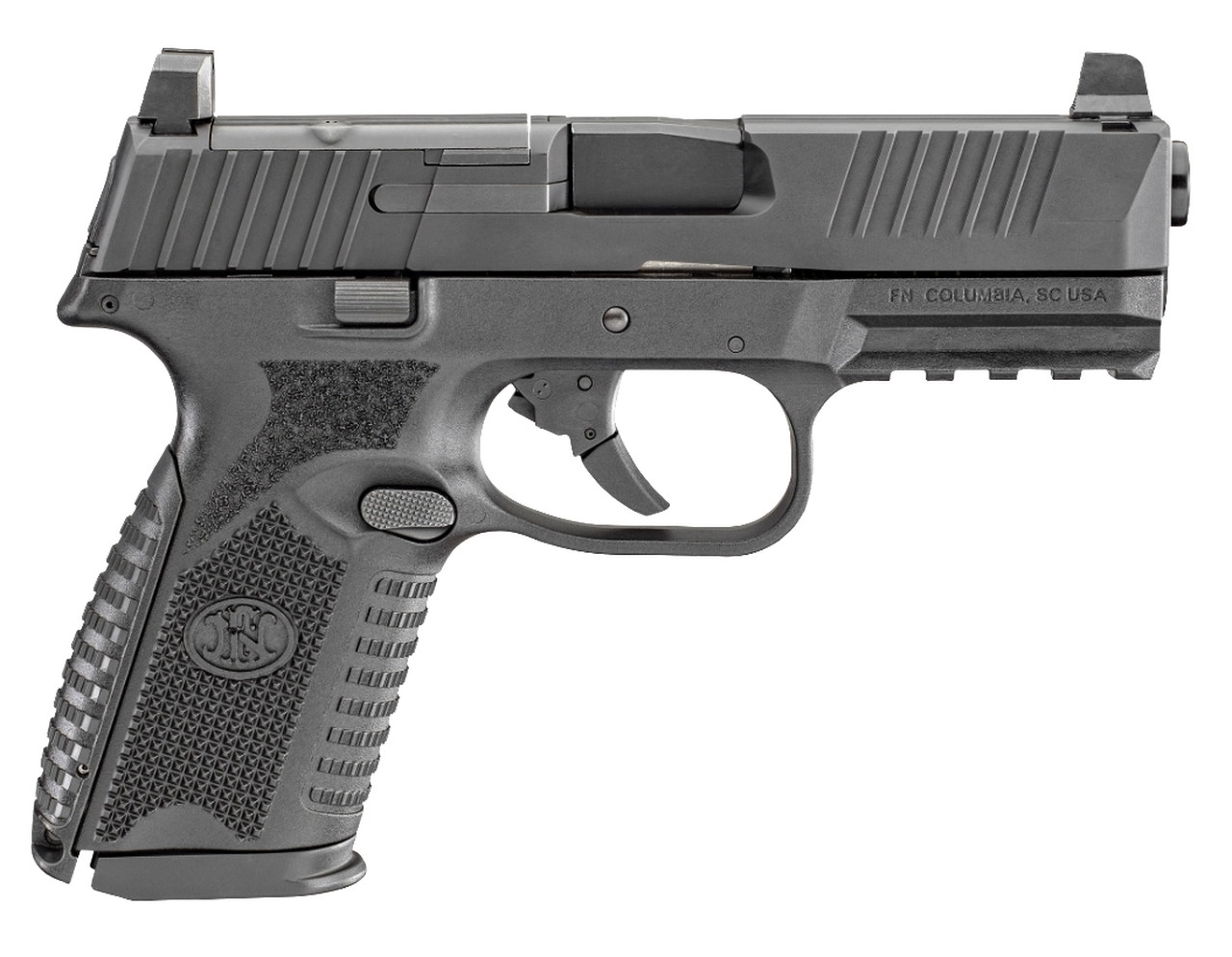 FN 509 Midsize MRD 9mm, 4″ Barrel, Black, 15rd