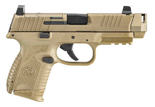 FN 509 MRD Compensated 9mm, 4.2″ Barrel, Flat Dark Earth, Optic Ready, 10rd