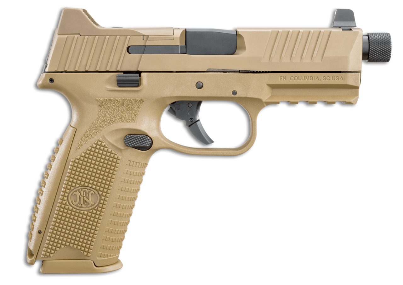 FN 509 Tactical 9mm, 4.5″ Barrel, Night Sights, Flat Dark Earth, 17rd/24rd