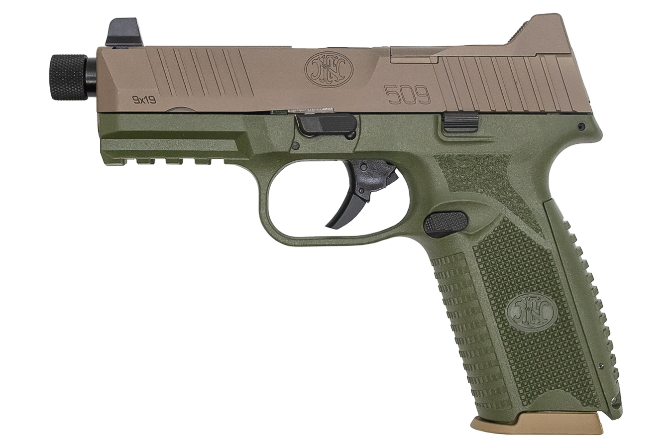 FN 509 Tactical 9mm FDE/ODG Striker-Fired Optics Ready Pistol
