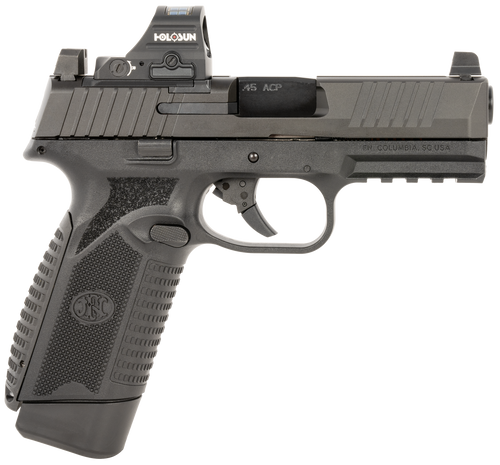 FN 545 MRD 45 ACP, 4.1″ Barrel, Black, Holosun 407C Red Dot, 10rd