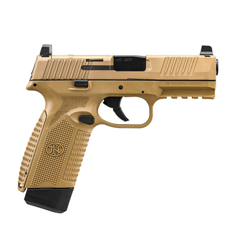 FN 545 MRD 45 ACP, 4.1″ Barrel, Flat Dark Earth, Optics Ready, 10rd