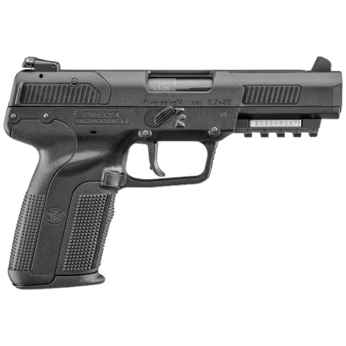 FN Five-seveN 5.7x28mm, 4.8″ Barrel, Black, Adjustable Sights, 10rd