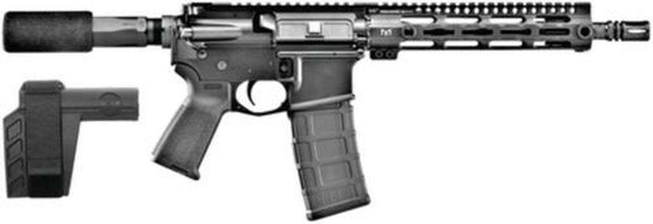 FN FN15 AR-15 Pistol, .223/5.56 ,10.5″ Barrel, 30rd Mag, Buffer Tube Kit, Brace