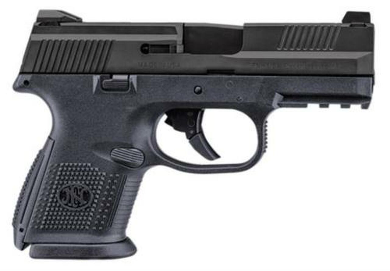 FN FNS 9mm, 3.6″, 17rd, Night Sights, Black