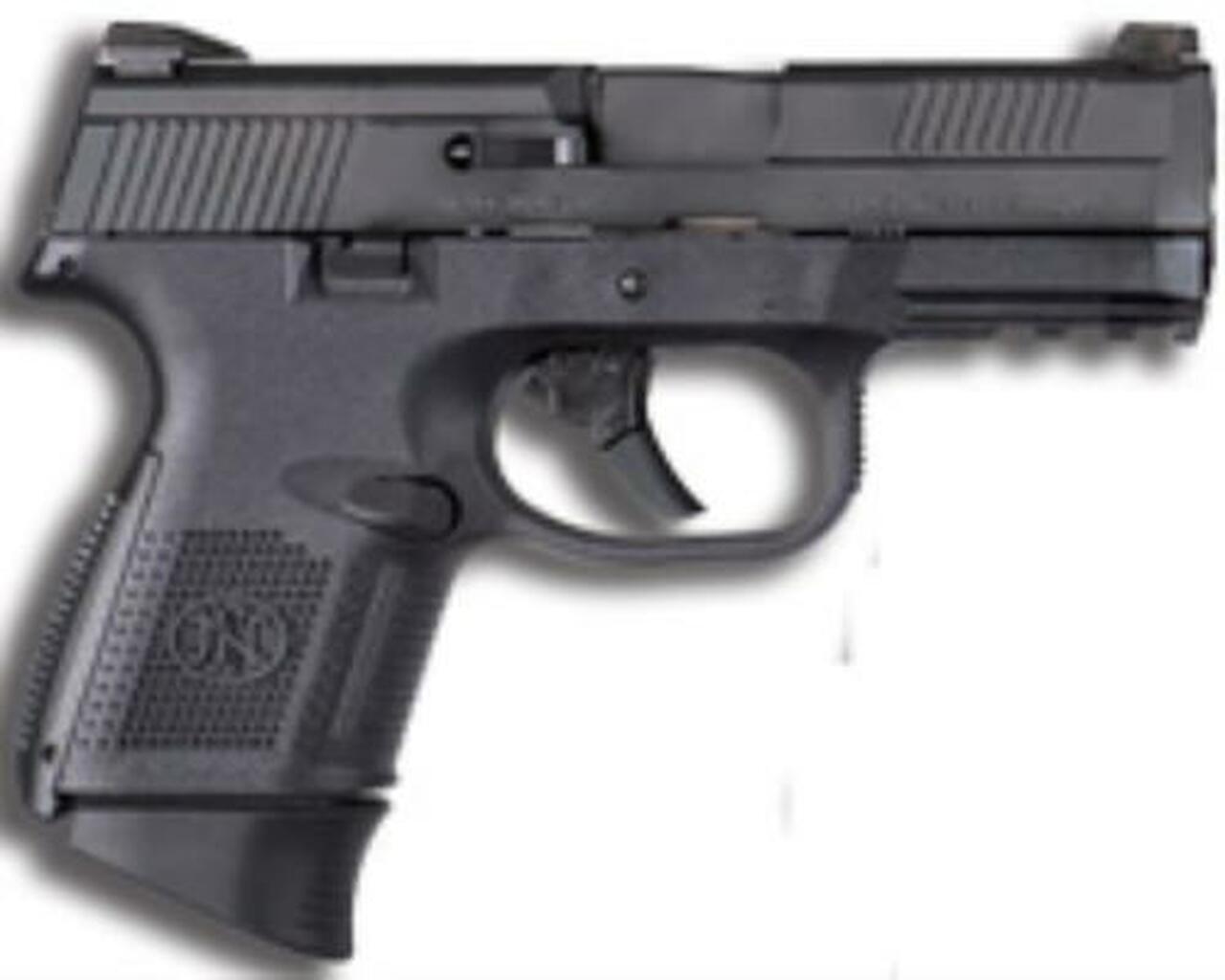 FN FNS Compact .40 S&W 3.6″ Barrel Black Slide Fixed 3-Dot Sights No Manual Safety 14rd