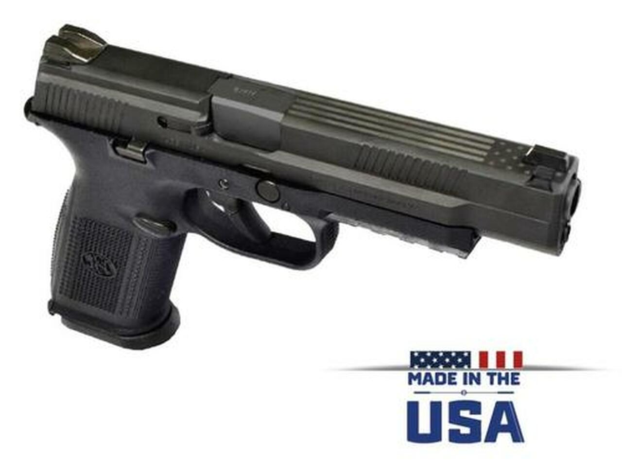 FN FNS9, 9mm, 5″, 17rd, FS, US Flag Laser Engraved