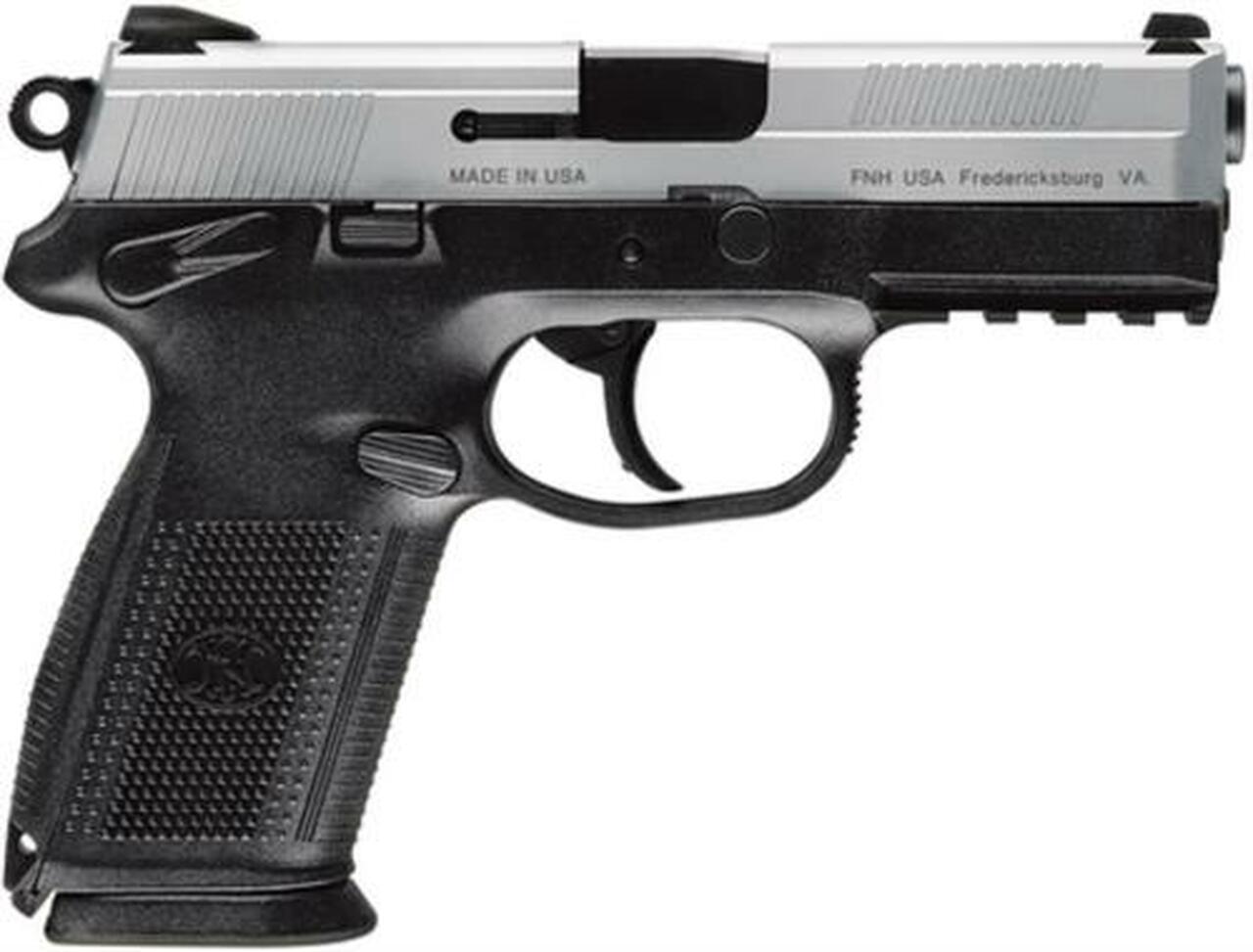 FN FNX-40 DA/SA 40S&W 4″ Barrel, 3 Mags Checkered Black Poly Grip/SS Slide, 10rd