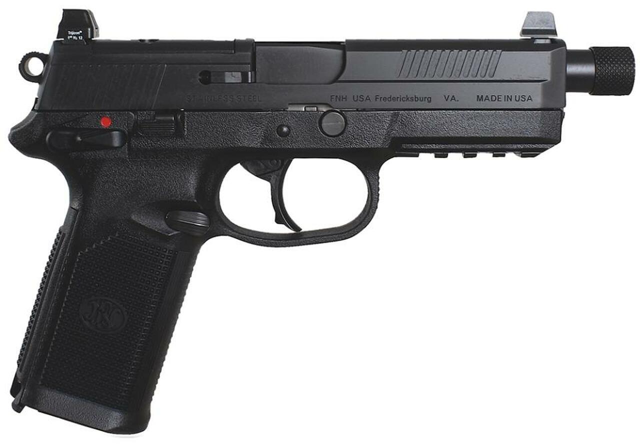 FN FNX-45 Tactical 45 ACP 5.3″ Threaded Barrel, Night Sights, 15rd Mag