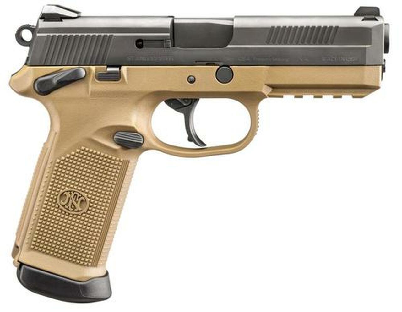 FN FNX9, 9mm, 4″ Barrel, 17rd, Interchangeable Backstrap, Flat Dark Earth