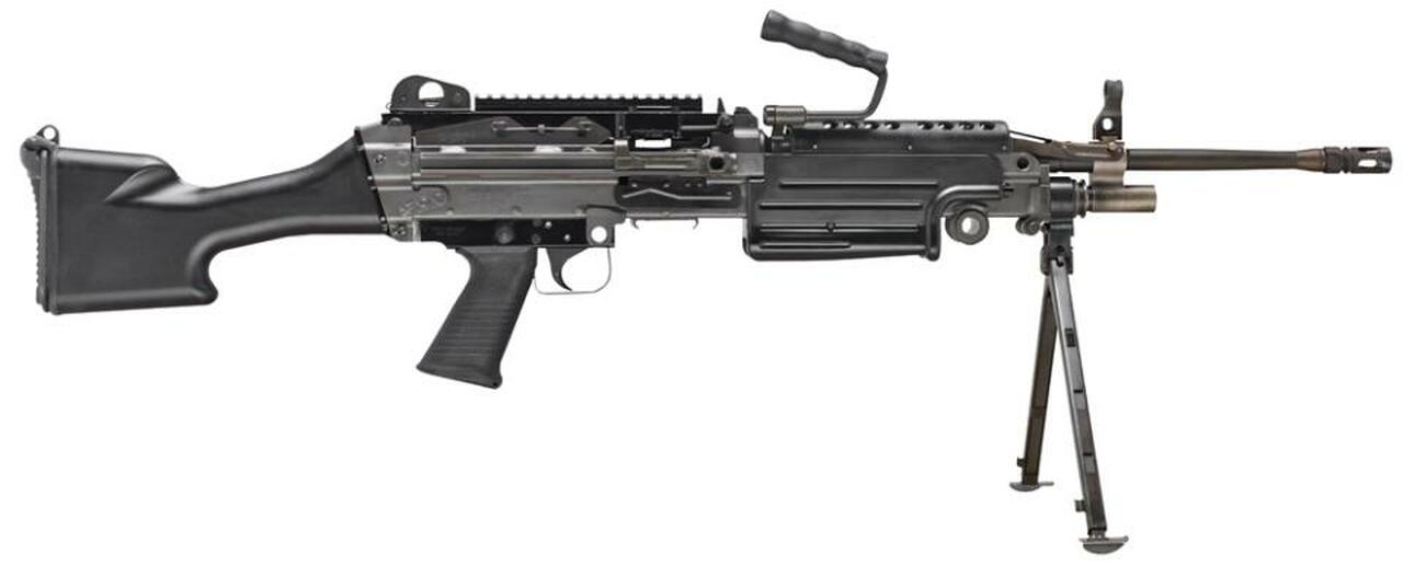 Fn M249S SAW Military Collector 5.56mm, 18.5″ Barrel, Black, 30rd