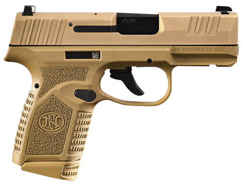 FN Reflex 9mm, 3.3″ Barrel, Flat Dark Earth Polymer, NMS, 10rd