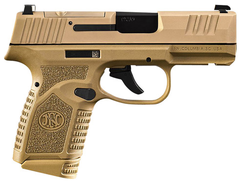 FN Reflex MRD 9mm, 3.3″ Barrel, Flat Dark Earth, NMS, Optic Ready, 10rd