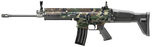 FN SCAR 16S NRCH 5.56x45mm, 16.25″ Barrel, Woodland Camo, 30rd